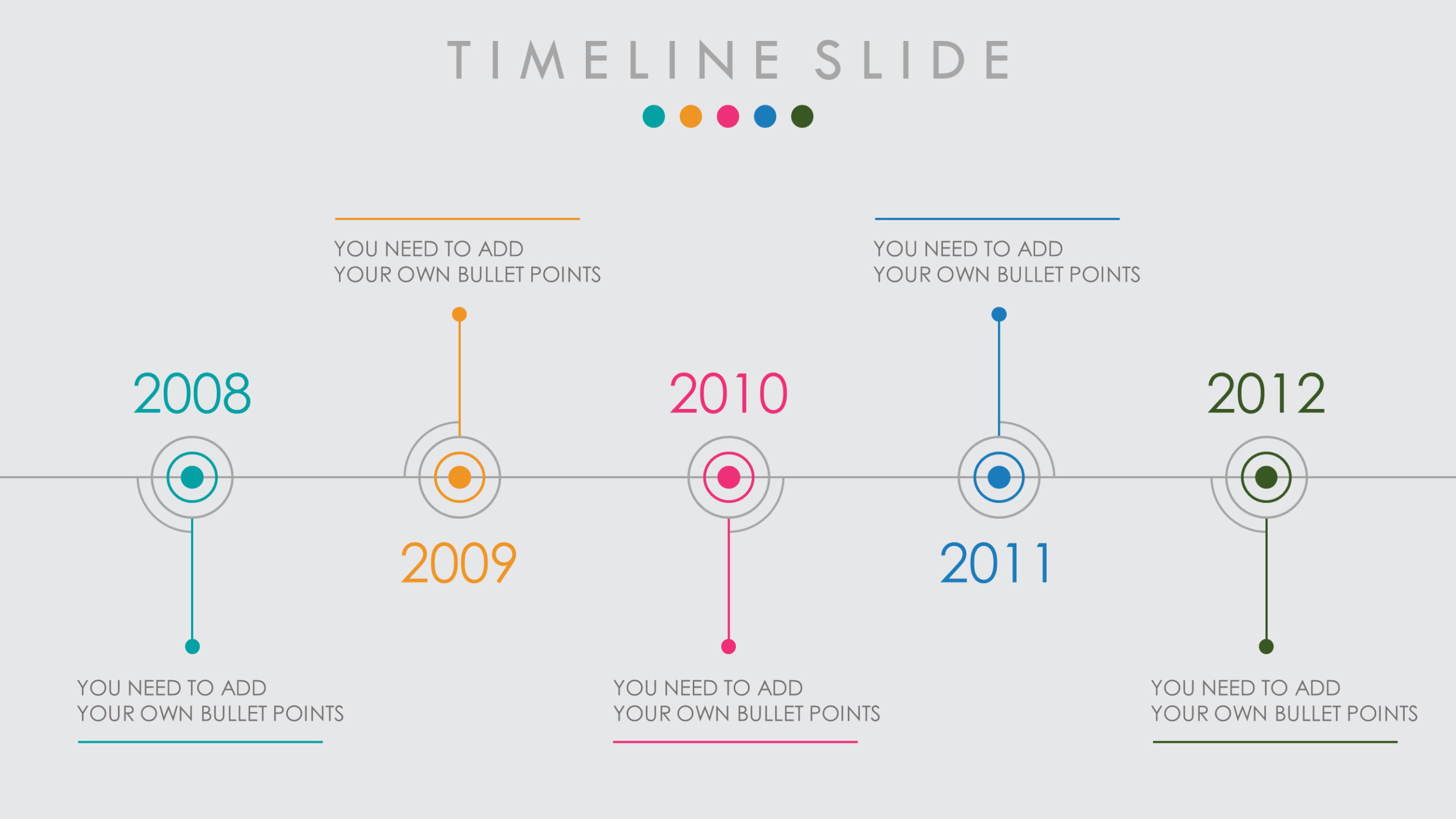 powerpoint timeline template