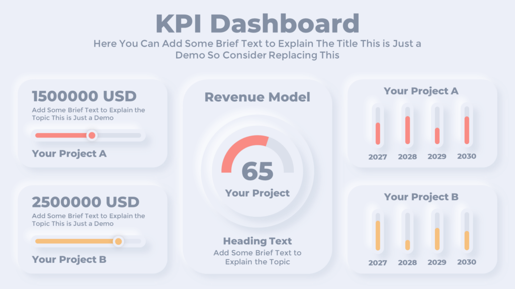 Premium-Neumorphic-Animated-KPI-Chart-Presentation-Template