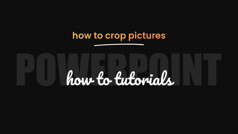 How to Crop Picture in PowerPoint