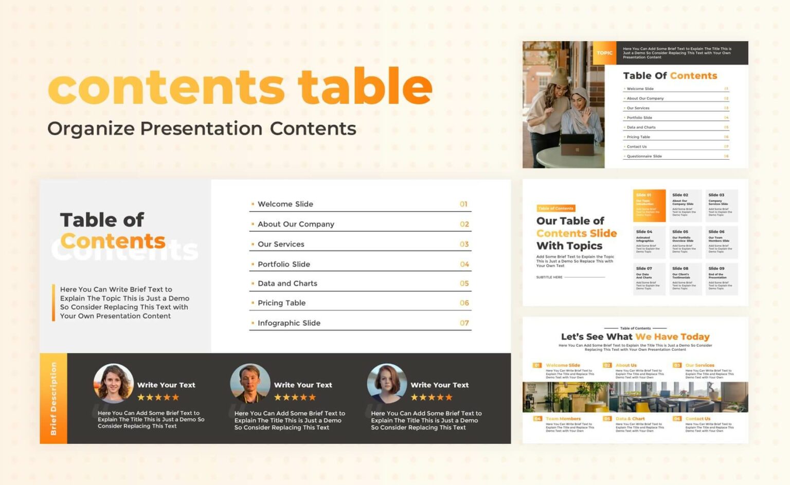 Presentation Intro Template for PowerPoint and Google Slides