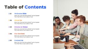 Free Animated PowerPoint Meeting Agenda Template