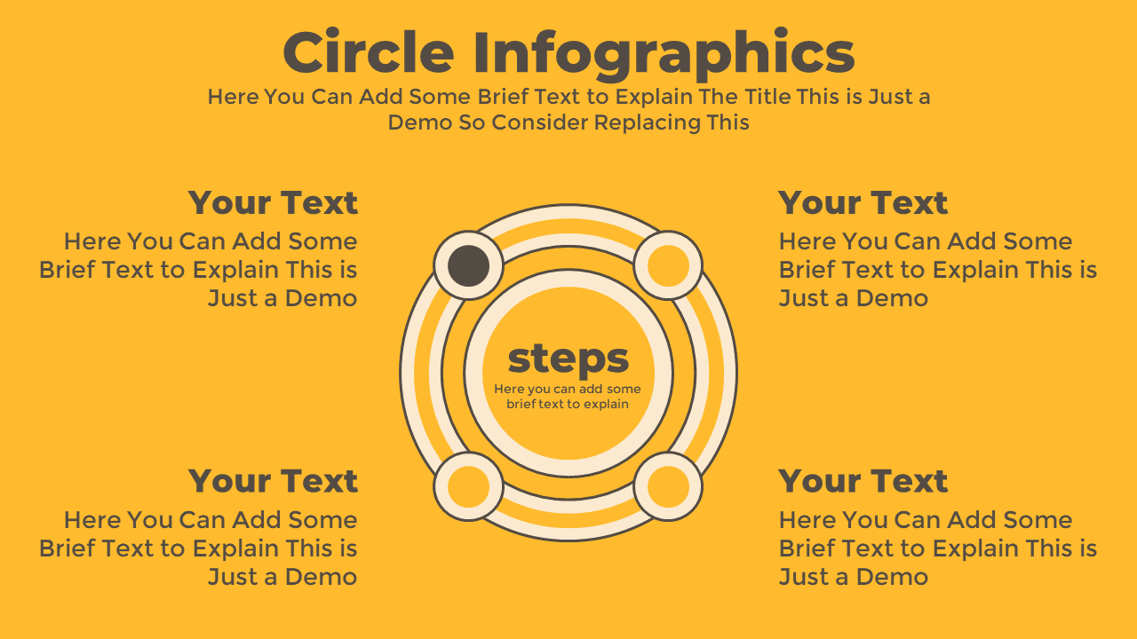 Circle Infographic Template for PowerPoint and Google Slides