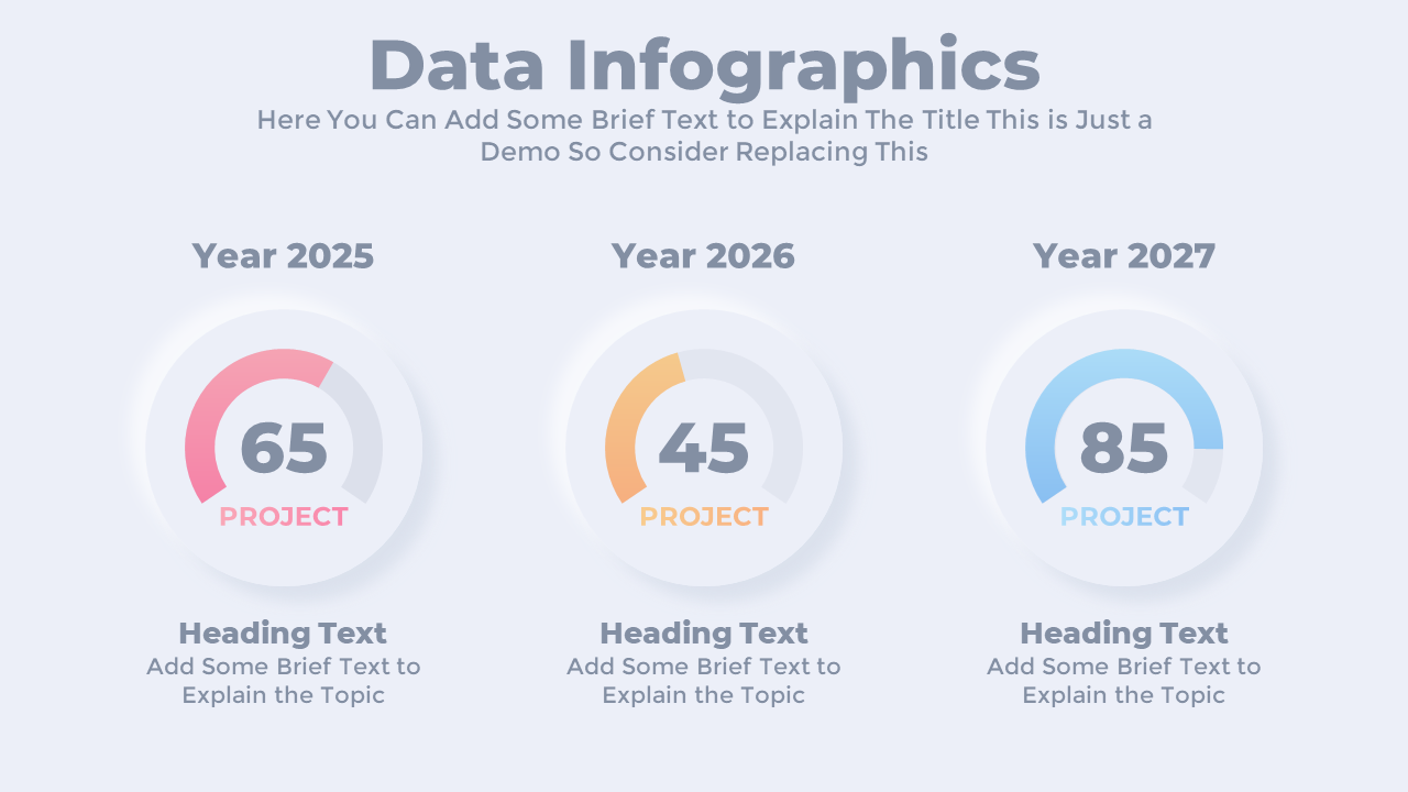 Free PowerPoint Infographic Progress Pie Chart Template