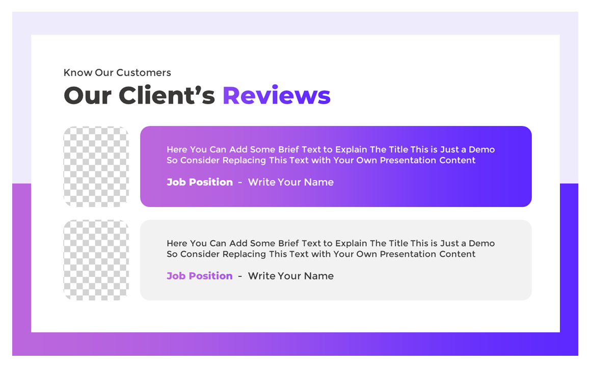 Free User Testimonials Template for PowerPoint and Google Slides ...