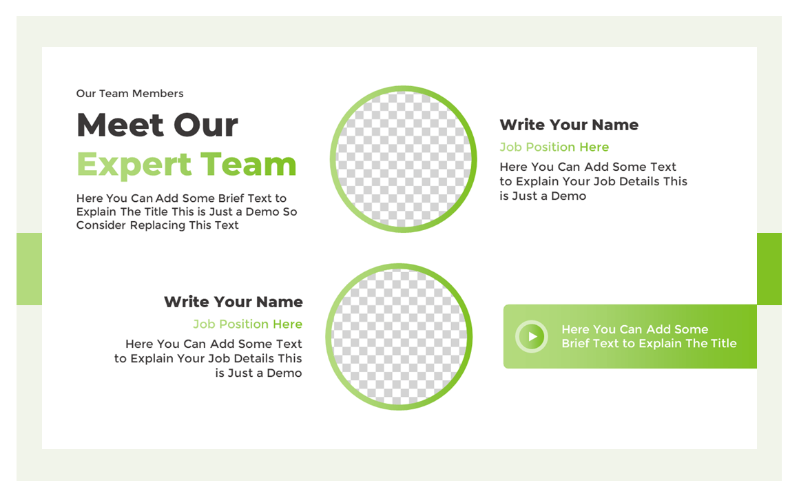 Free Team Overview Template for PowerPoint and Google Slides
