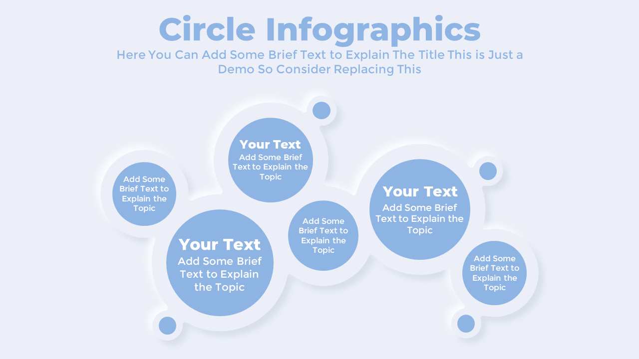 Free 3 Steps PowerPoint Circle Infographic Slide Template