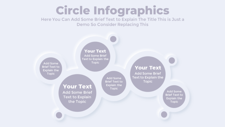 Free 3 Steps PowerPoint Circle Infographic Slide Template