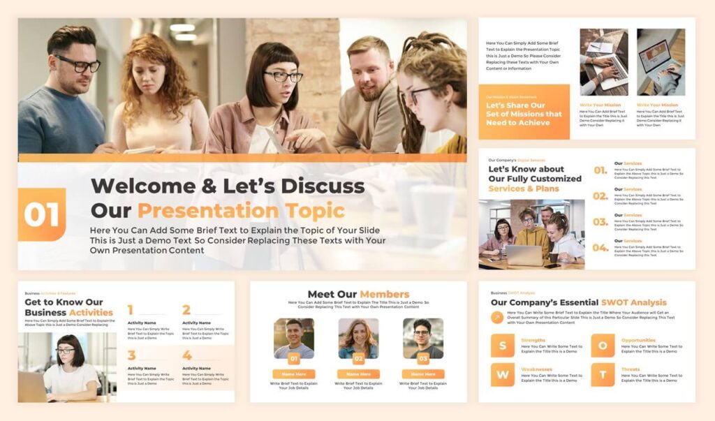 Free Team Introduction Slide For Powerpoint And Google Slides Free Team Introduction Slide For Powerpoint And Google Slides