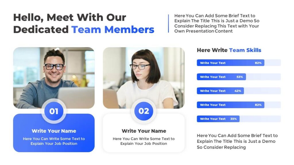 Team Slide for PowerPoint & Google Slides Presentation