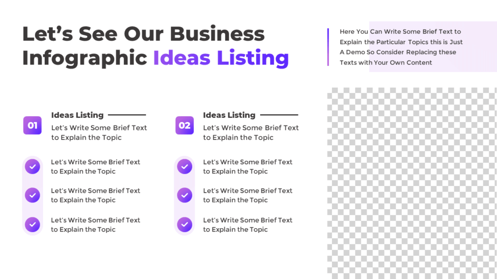 2-Step PowerPoint Slide with Checklist Icons