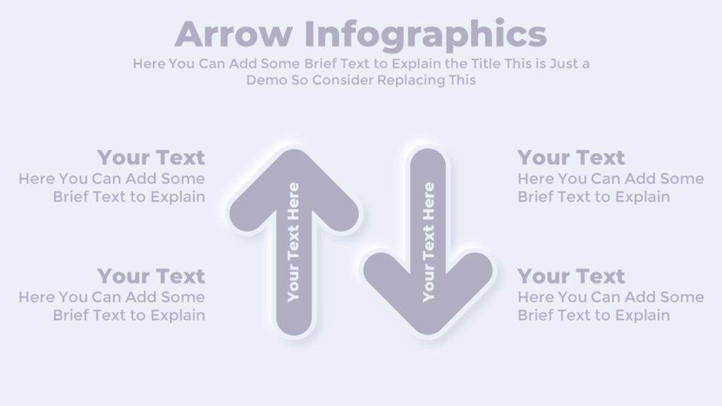 2 Way Direction Infographic Slide