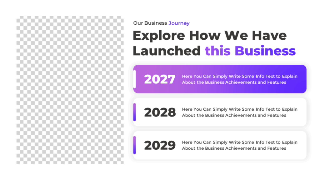 3-Step PowerPoint Timeline Slide