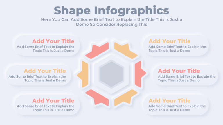 6 Point Infographic Template for PowerPoint