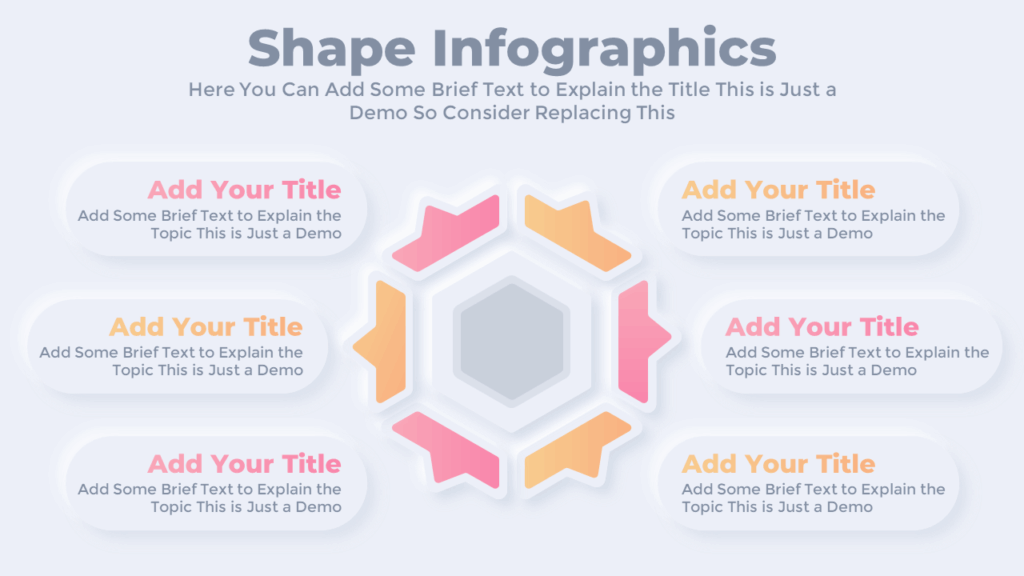 6 Point Infographic Presentation Slide