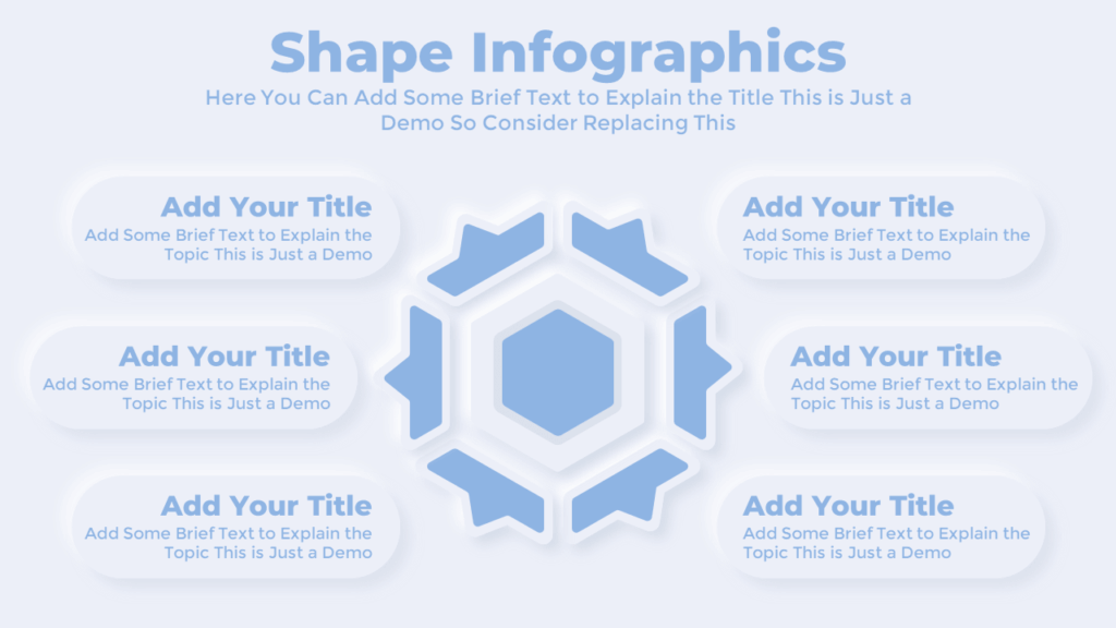6 Steps Infographics for PowerPoint and Google Slides
