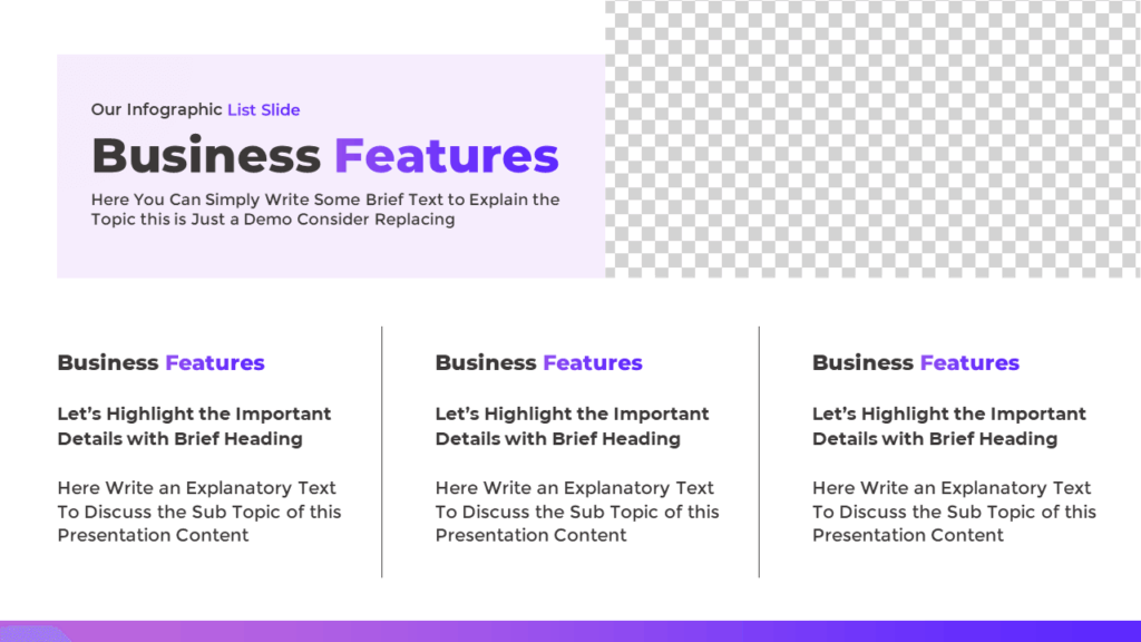 Free 3-Step Infographic Template for Presentation