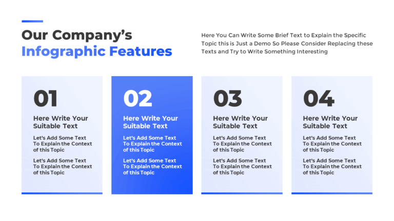 Free 4-Step Diagram Infographic for PowerPoint and Google Slides