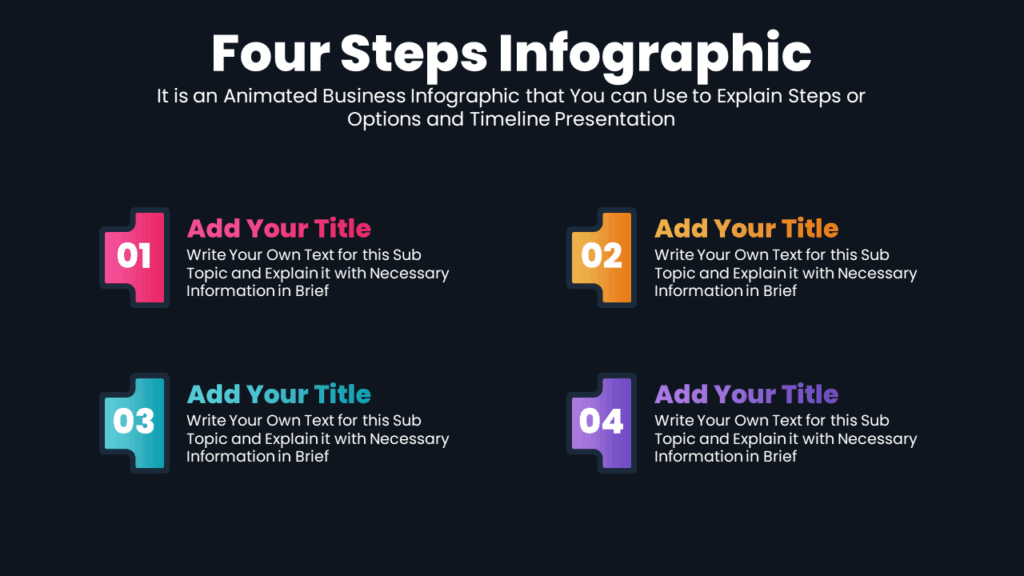 Free 4-Step Presentation Slide