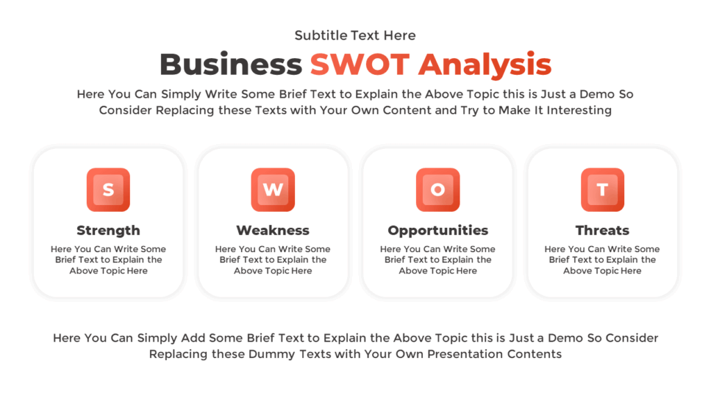 Free Animated SWOT Analysis for PowerPoint and Google Slides