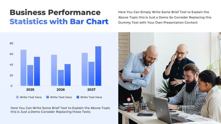 Free Bar Graph for PowerPoint and Google Slides