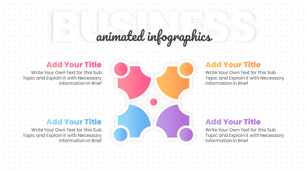 Free Circular Arrow PowerPoint Infographic Slide