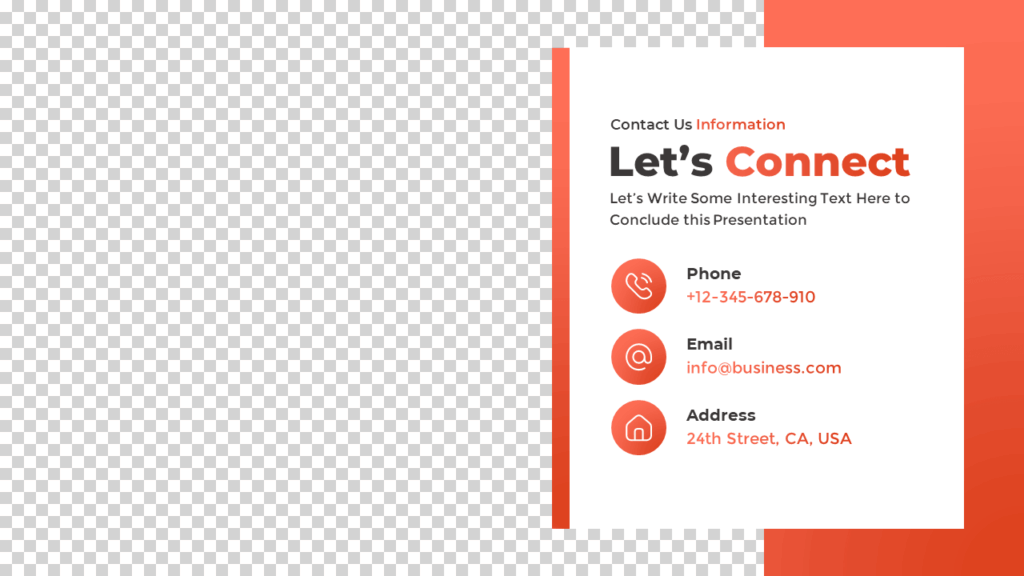 Free Contact Slide for PowerPoint Presentation