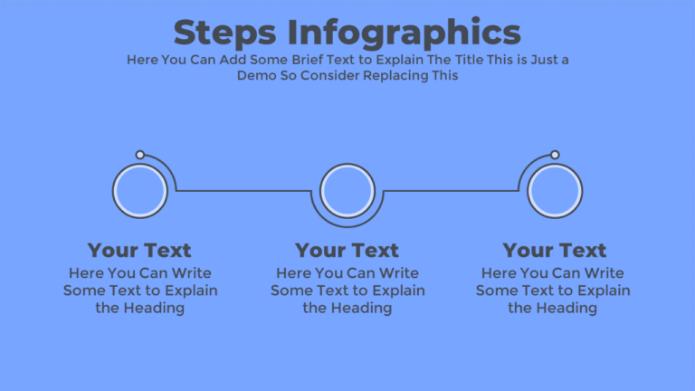 Free Creative Timeline Infographic Slide for PowerPoint