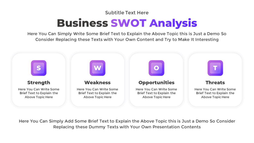Free Editable SWOT for PowerPoint and Google Slides