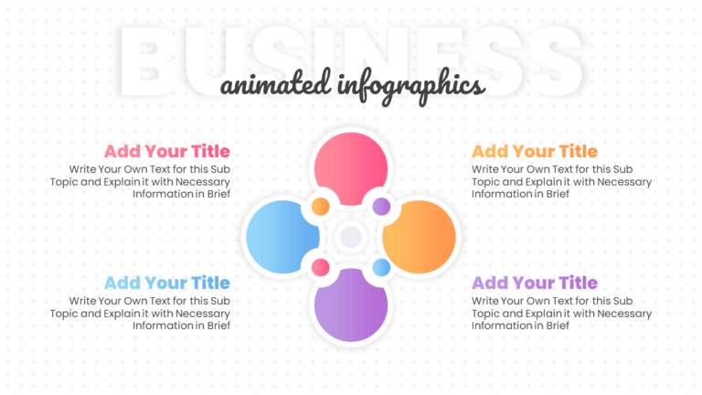 Free Infographic Circular Steps for PowerPoint and Google Slides