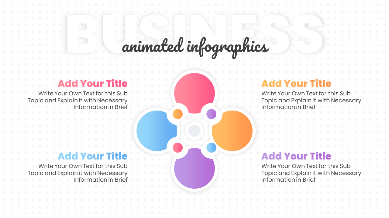 Free Infographic Circular Steps for PowerPoint and Google Slides