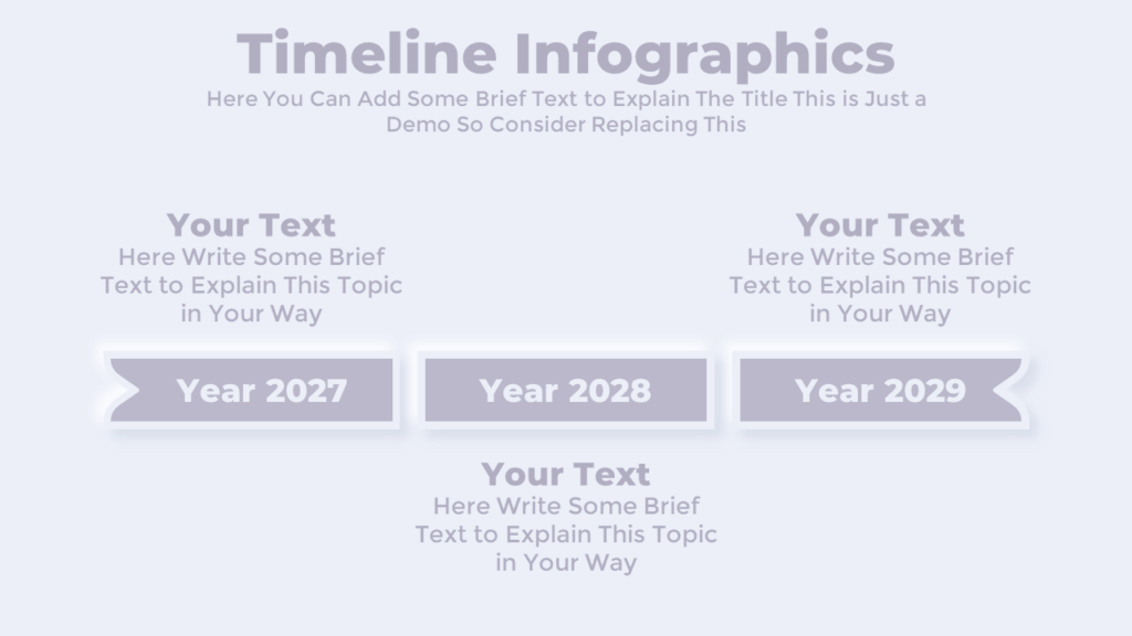 Free Infographic PowerPoint Timeline Slide