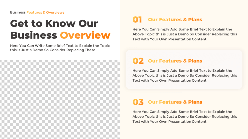 Free Infographic Slide with 3 Steps