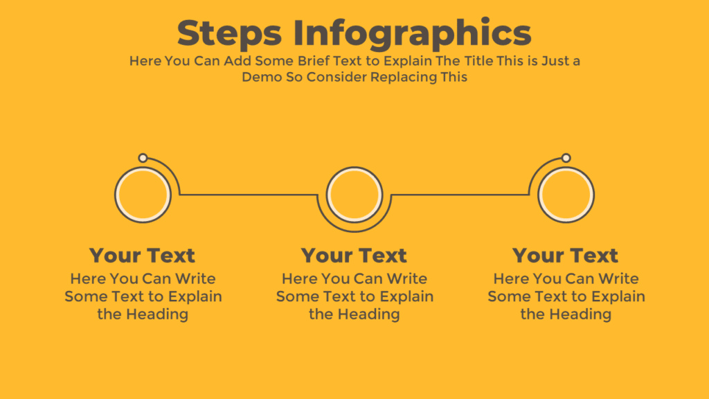 Free Infographic Timeline Slide Template