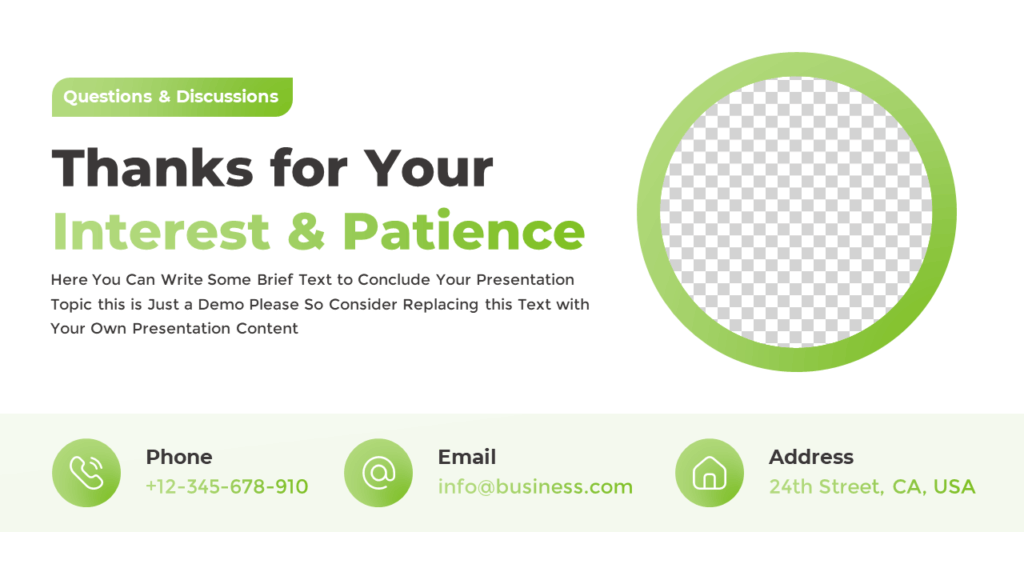 Free Last Slide for Presentation