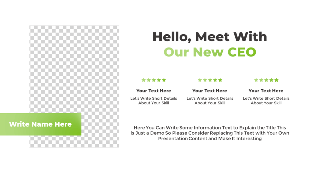 Free Meet the CEO Presentation Template