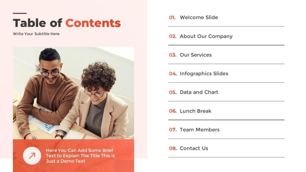 Free Animated PowerPoint Meeting Agenda Template