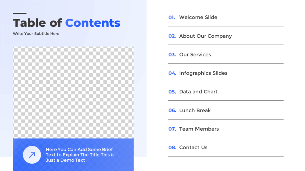 Free PowerPoint Agenda Template for Presentations