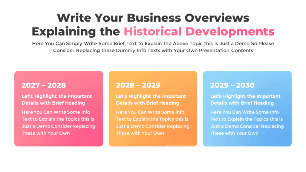 Free PowerPoint Infographic Slide with 3 Options