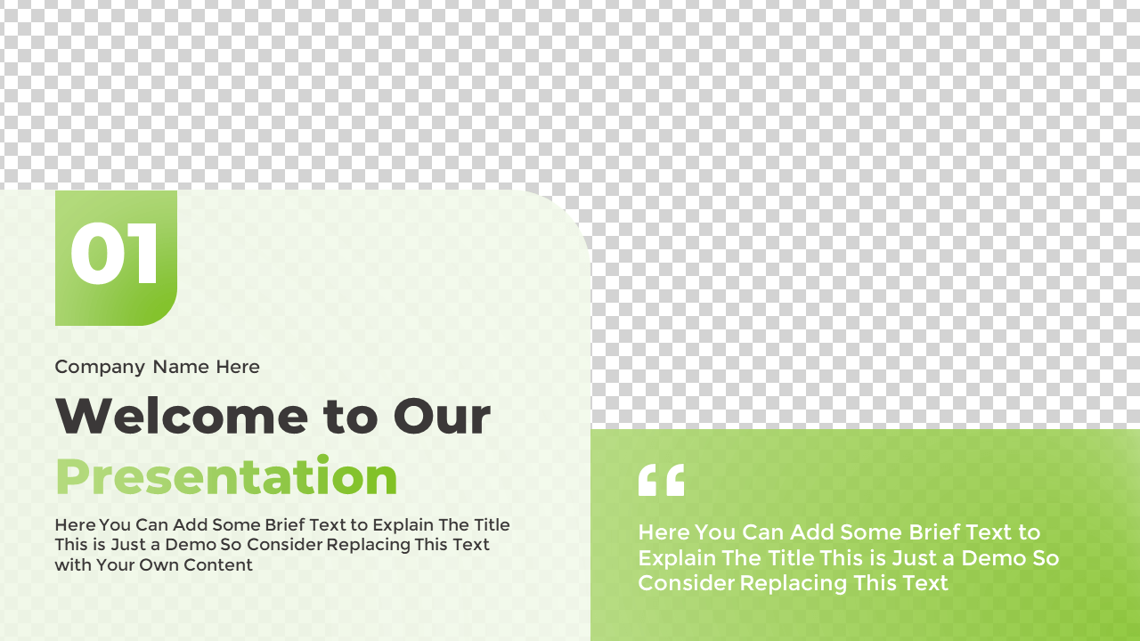 Free PowerPoint Intro Text Template for Presentation - PowerPoint School