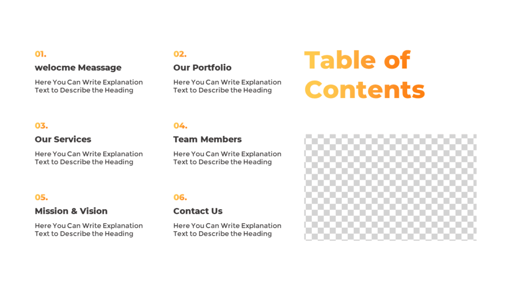 Free PowerPoint Presentation Talking Points Slide