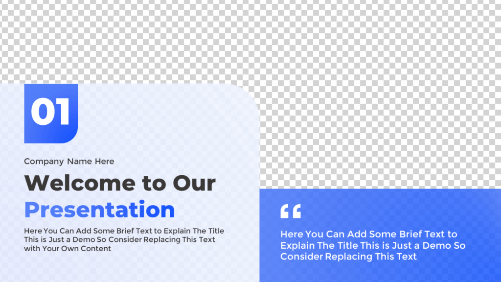 Free PowerPoint Slide with Intro Text