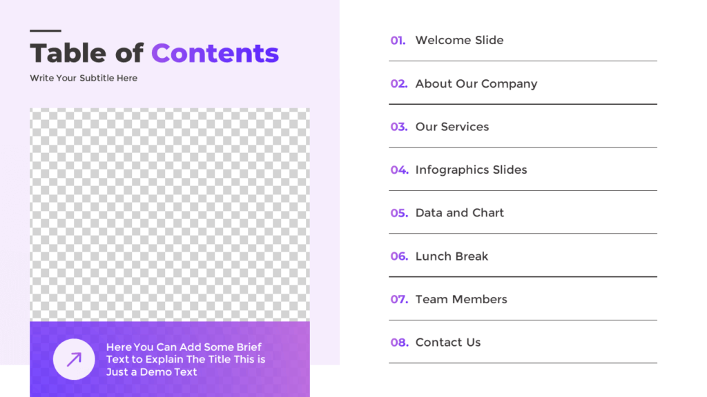 Free Presentation Agenda Template for PowerPoint and Google Slides