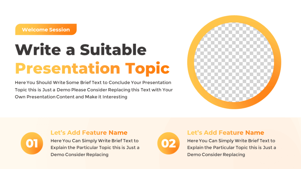Free Presentation Intro Template for PowerPoint and Google Slides