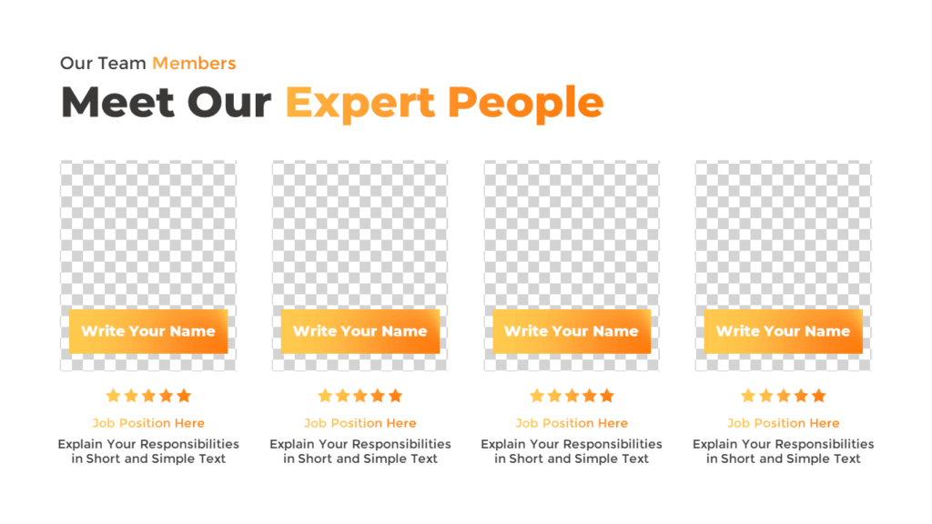 Free Team Introduction Slide for PowerPoint Presentation