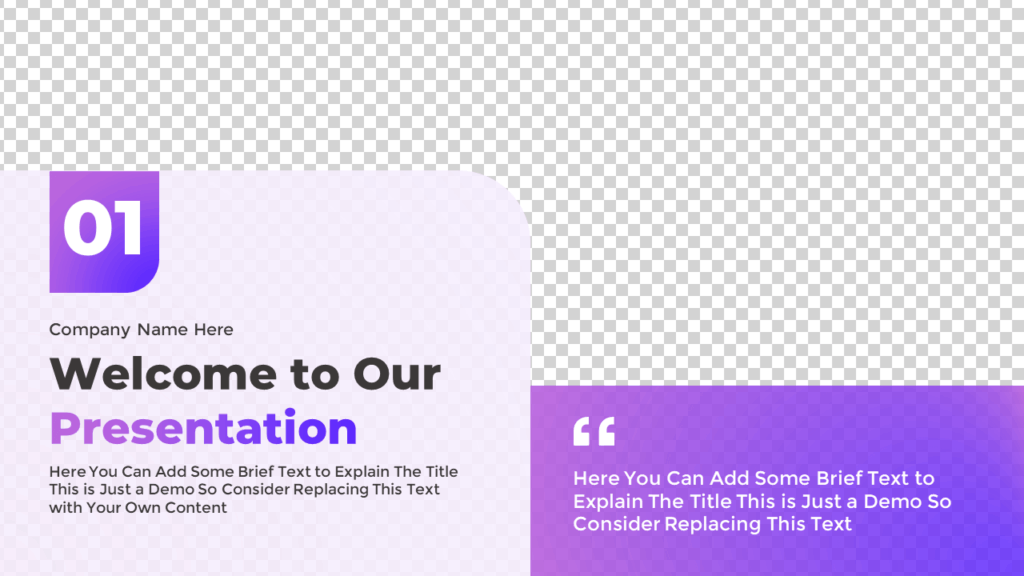 Free Welcome Slide for PowerPoint Presentation