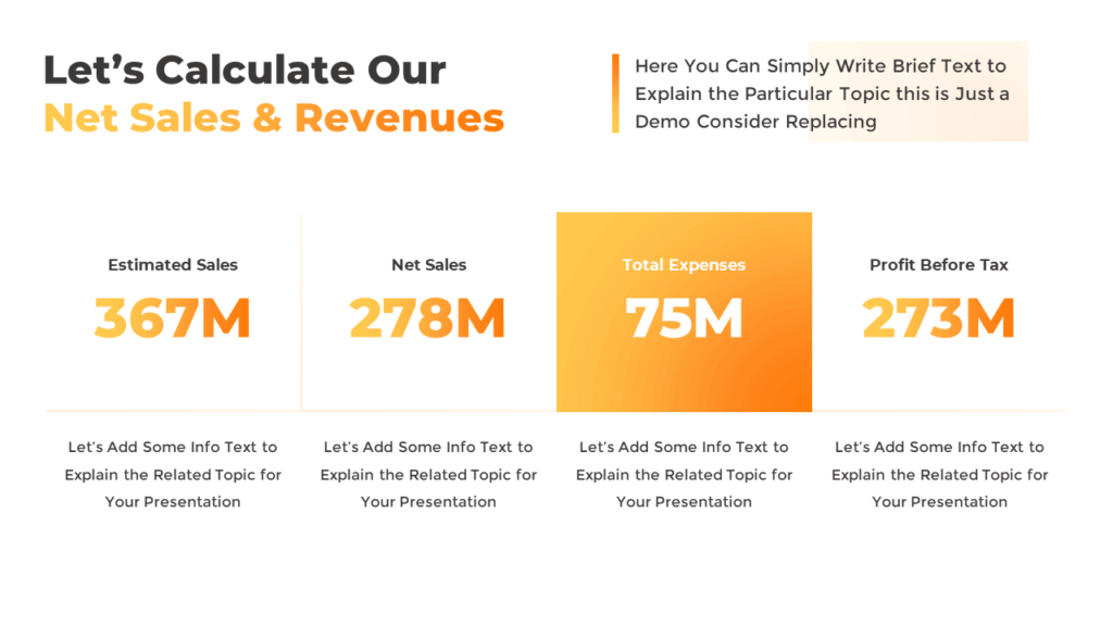 Hightlight Key Numbers in PowerPoint or Google Slides