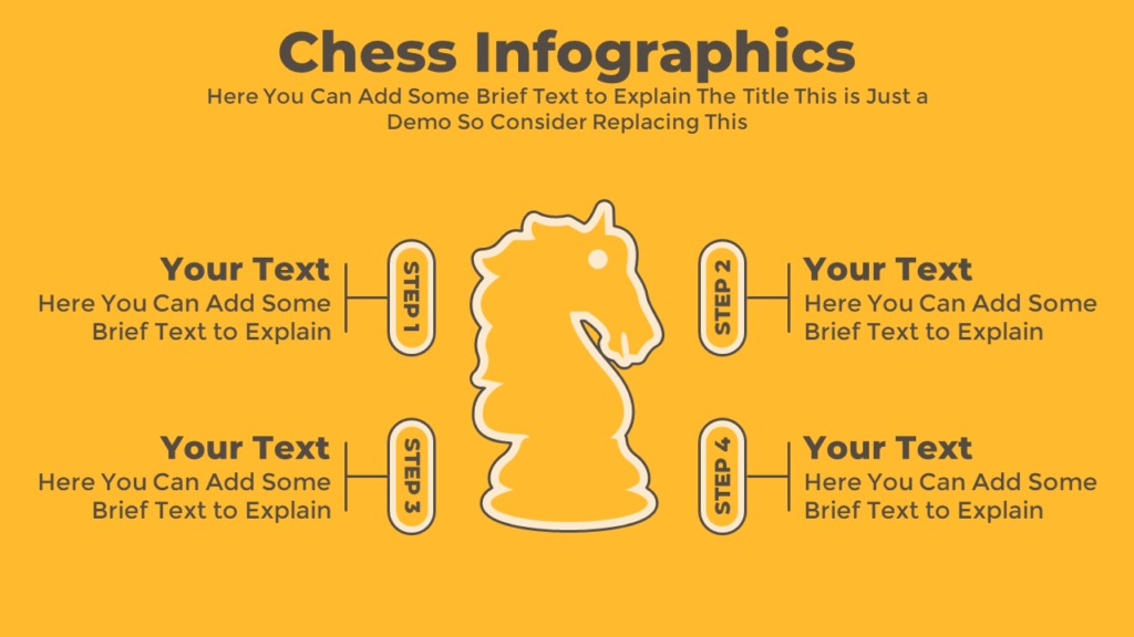 Knight Piece Chess Infographic Slide