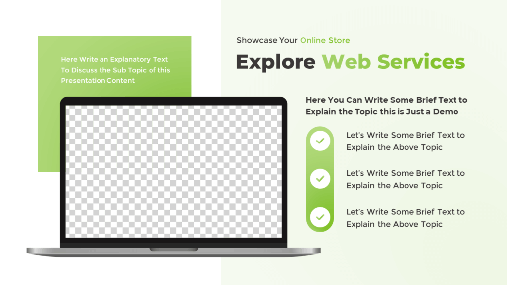 Laptop Mockup for Presentations