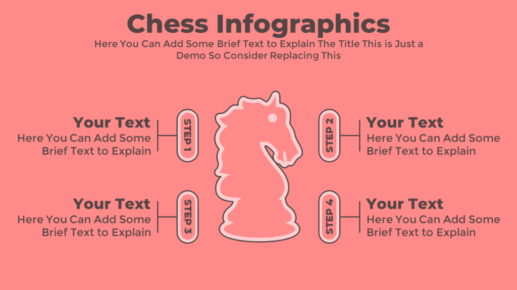 PowerPoint Chess Infographic Slide