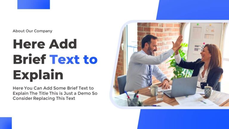 PowerPoint Creative Introduction Slide Template
